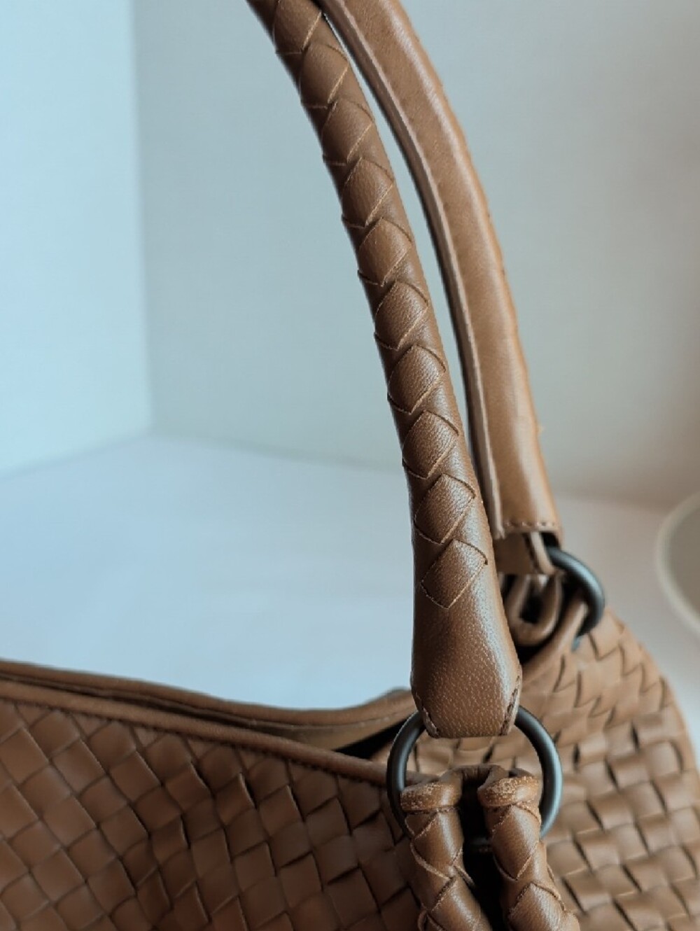 BOTTEGA VENETA Intrecciato Parachute Tote Bag Brown - Picture 10 of 16